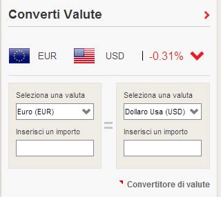 convertitore di valuta ufficiale.